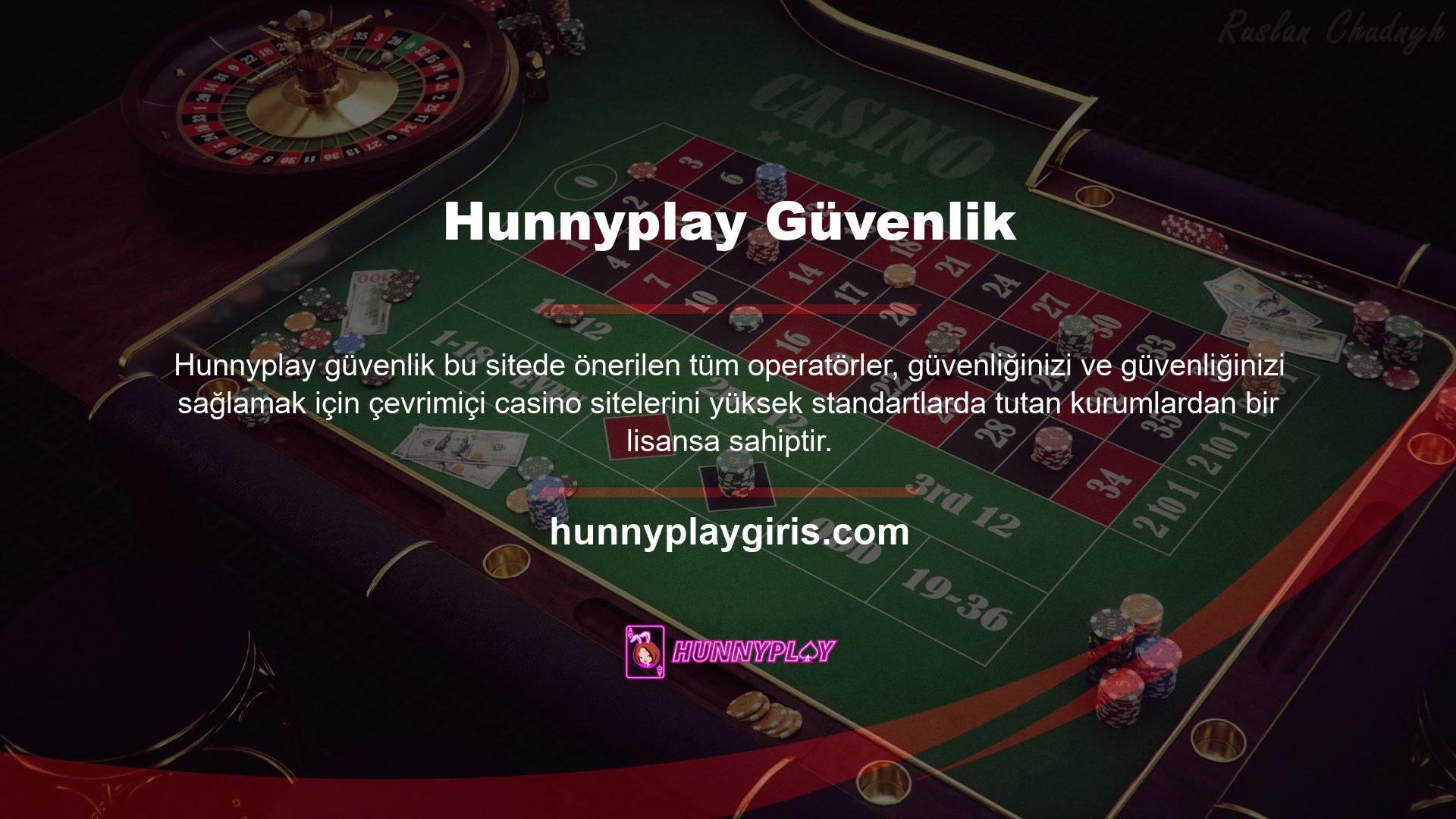 Ayrıca, üçüncü taraf denetçileri tarafından her operatörün adil kontrolünü gerektiren lisansları da vardır